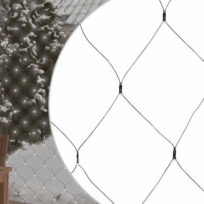 Vidaxl Weihnachtsnetzwerk beleuchten 544 LEDs innerhalb und außerhalb von 4x4 m kalt weiß
