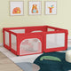 Vidaxl Babybox mit 2 Türen Oxford Fabric rot