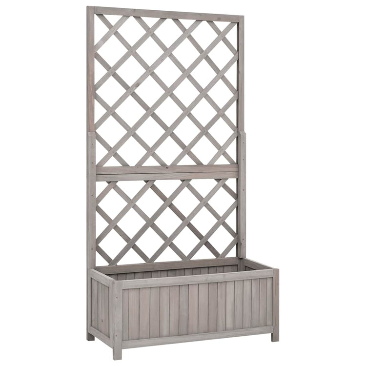 Vidaxl latwerkplantenbak 70x30x135 cm Festkiefergrau