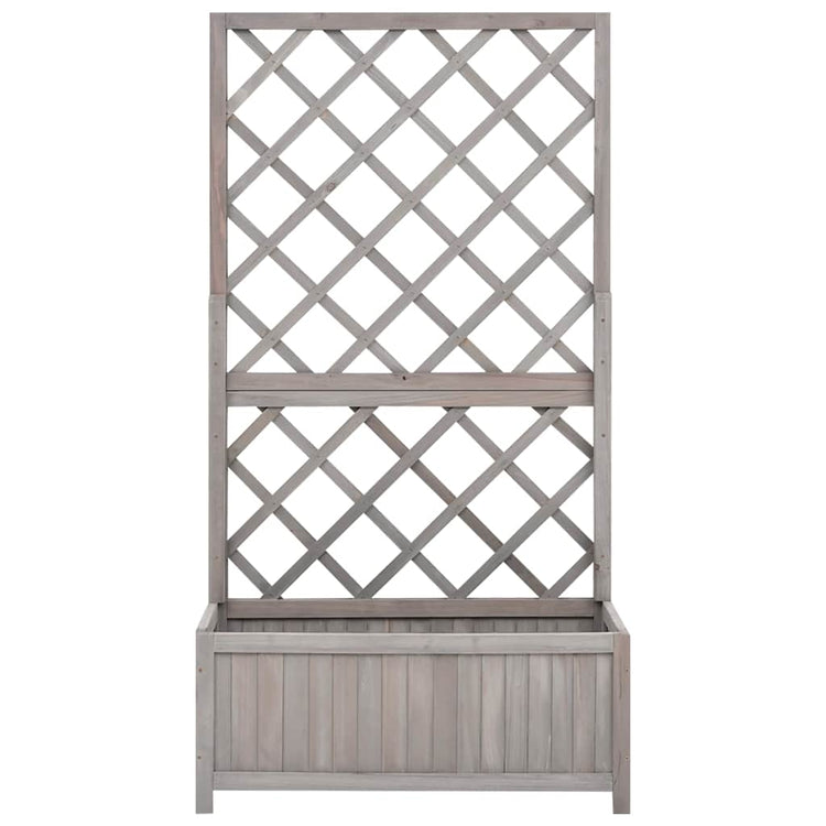 Vidaxl latwerkplantenbak 70x30x135 cm Festkiefergrau