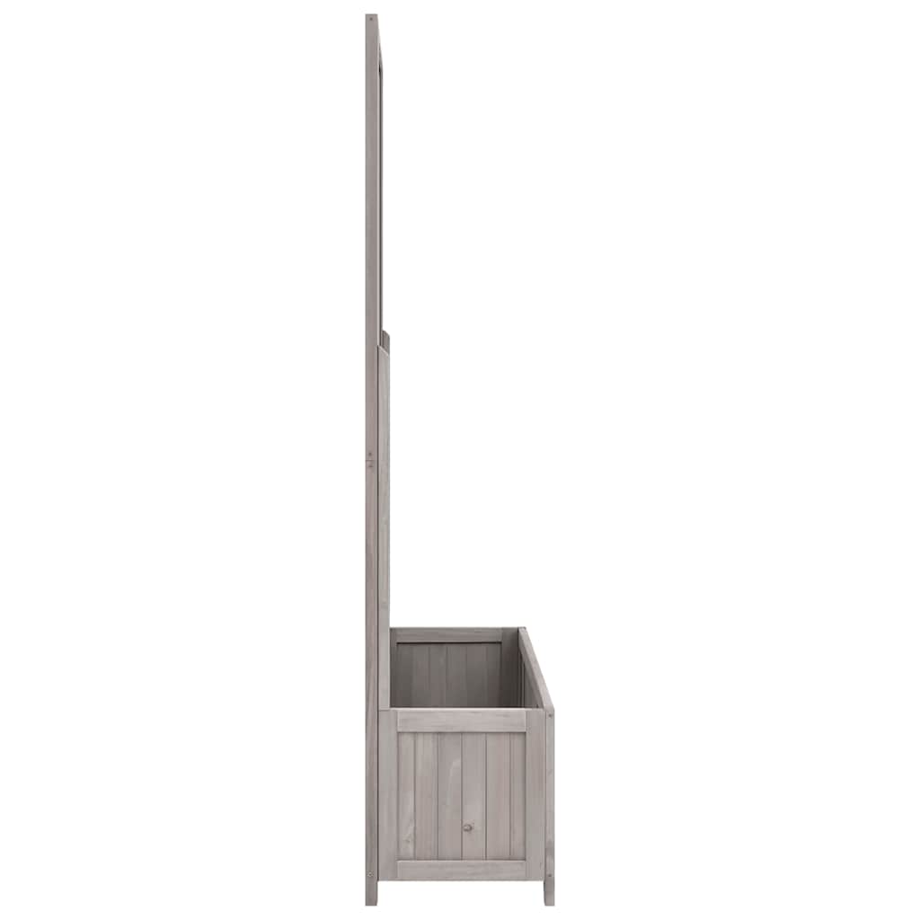 Vidaxl latwerkplantenbak 70x30x135 cm Festkiefergrau