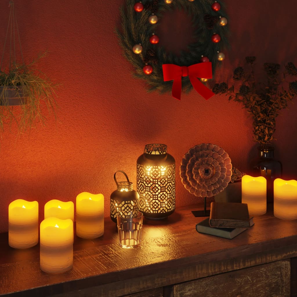Vidaxl -LED -Kerzen 24 St flameless mit warmer weißer Fernbedienung