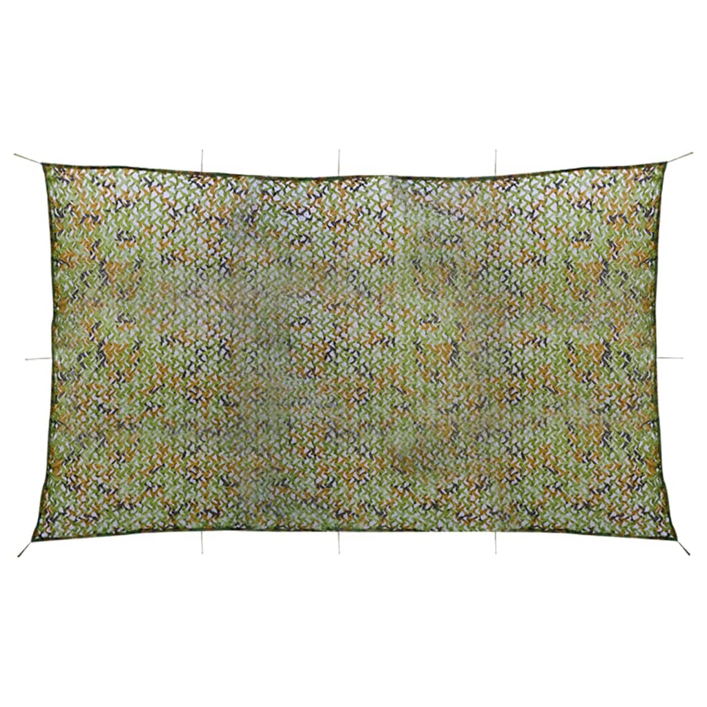 Vidaxl Camoufagenet mit Aufbewahrungstasche 2x5 m grün