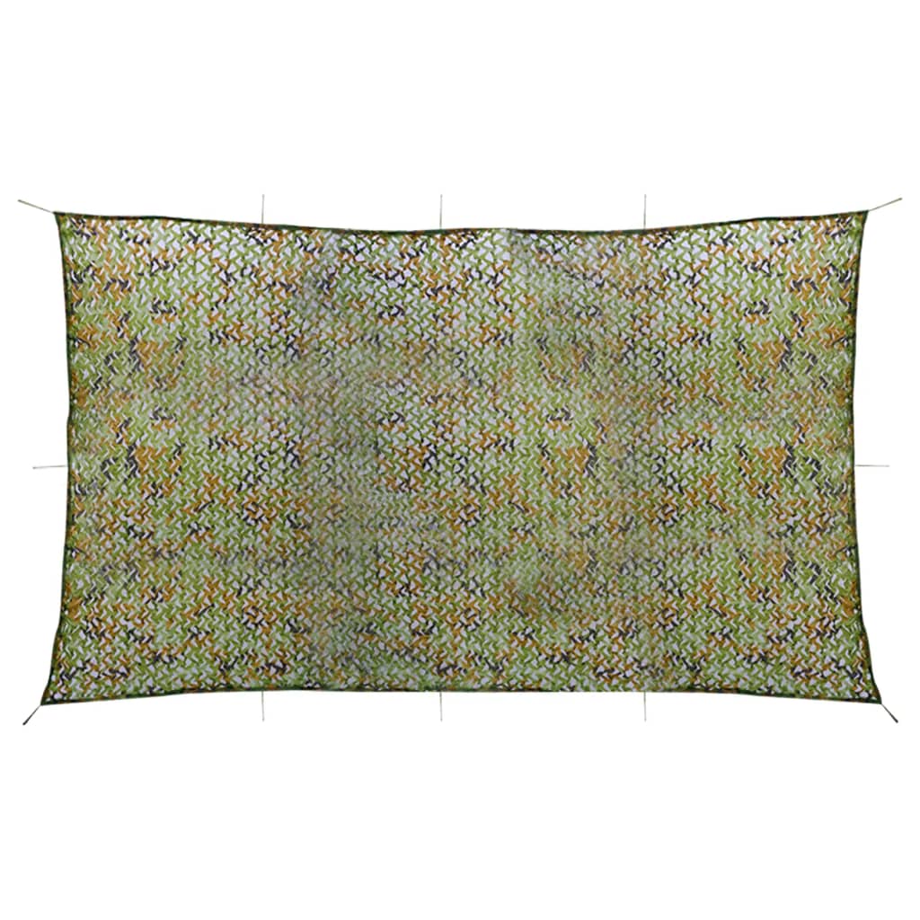 Vidaxl Camoufagenet mit Aufbewahrungsbeutel 3x8 m grün