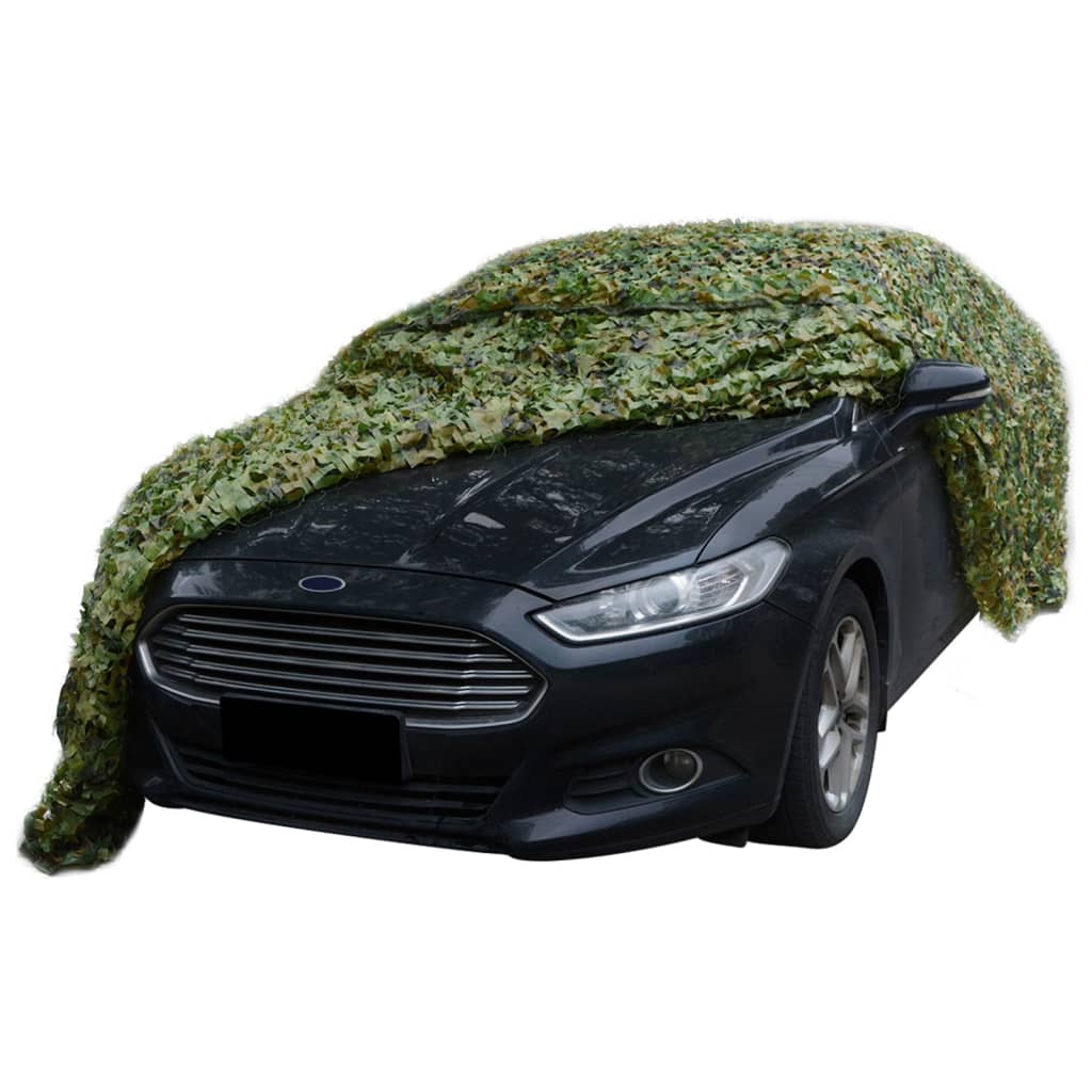 Vidaxl Camoufagenet mit Aufbewahrungsbeutel 3x8 m grün