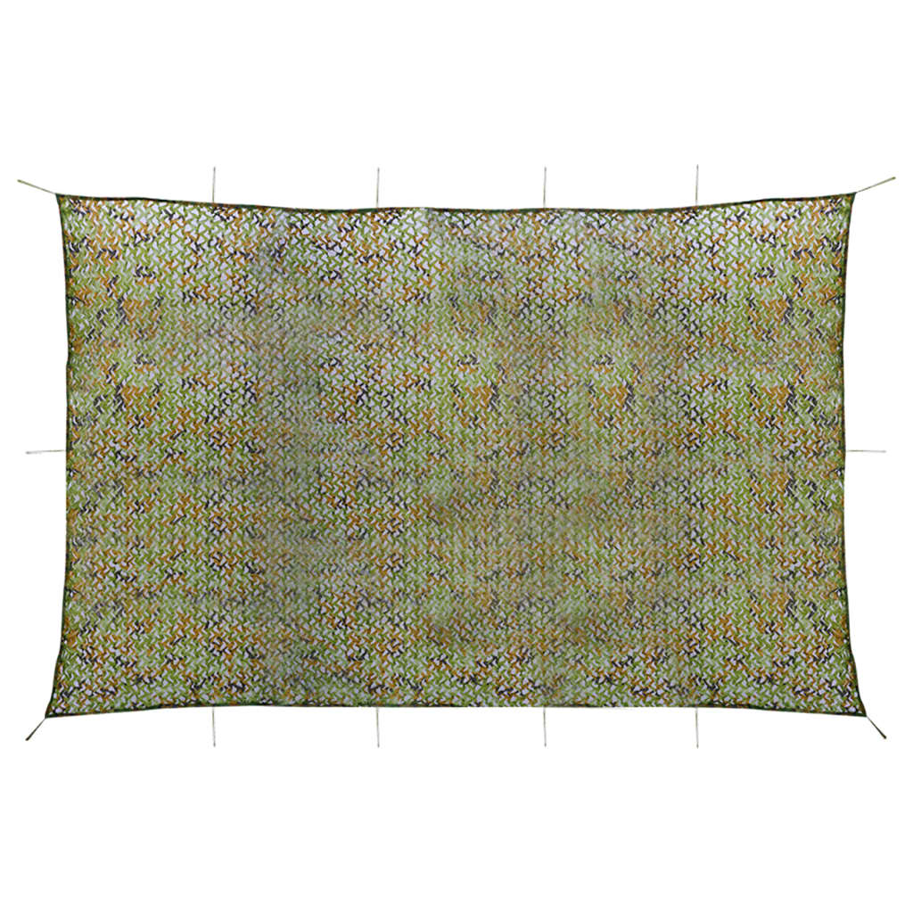 Vidaxl Camoufagenet mit Aufbewahrungstasche 4x5 m grün