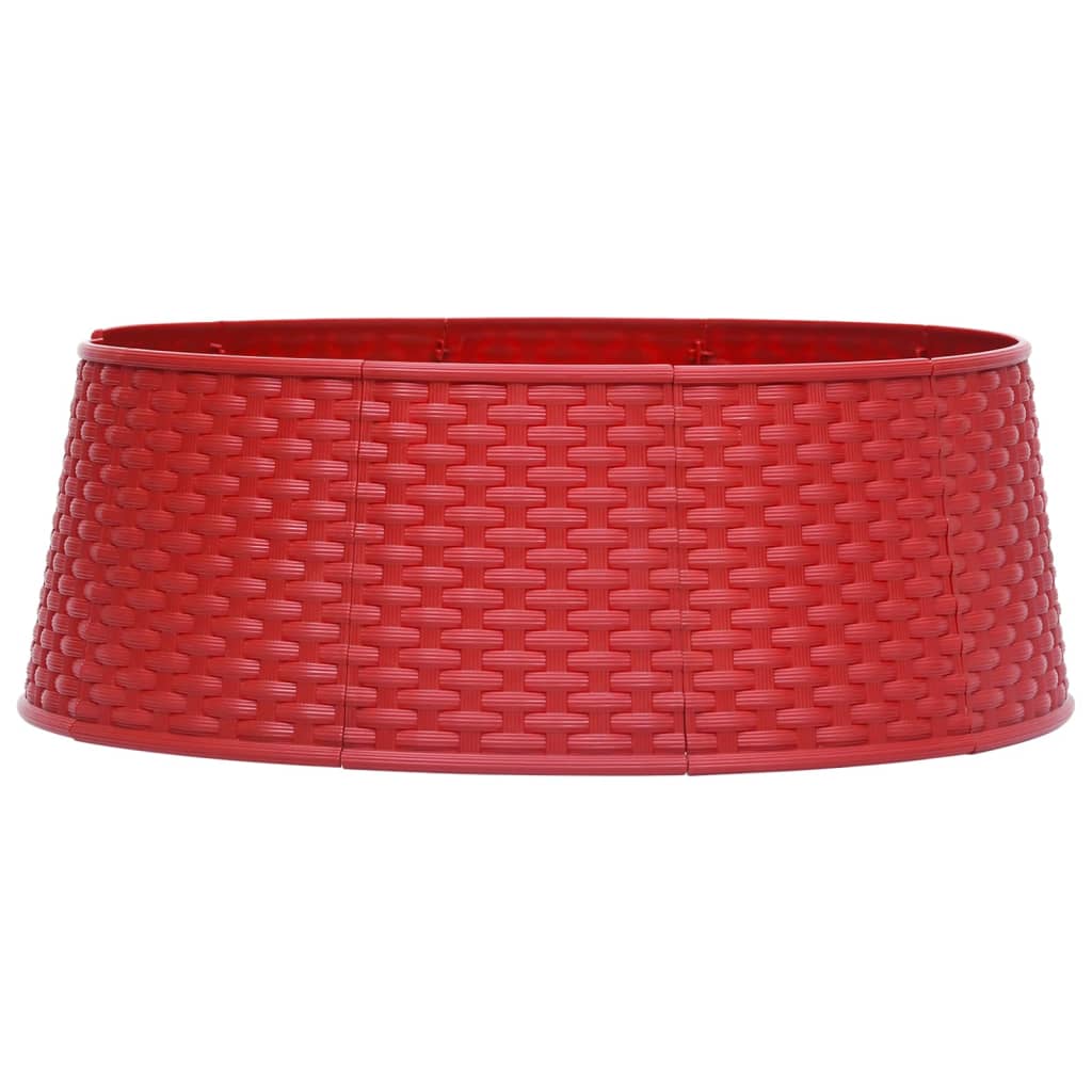 Vidaxl Weihnachtsbaumrock Ø54x19,5 cm rot