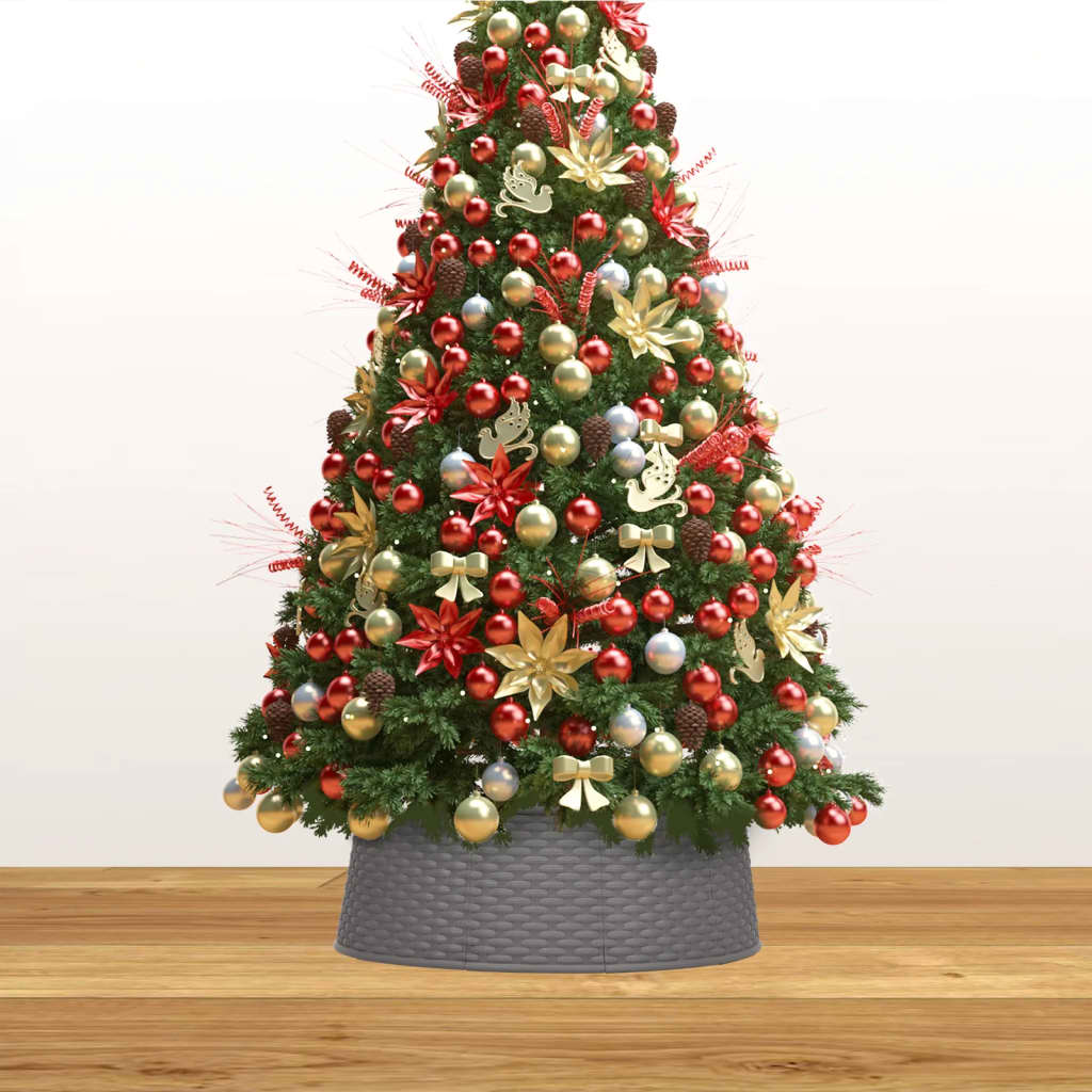 Vidaxl Weihnachtsbaumrock Ø54x19,5 cm Braun