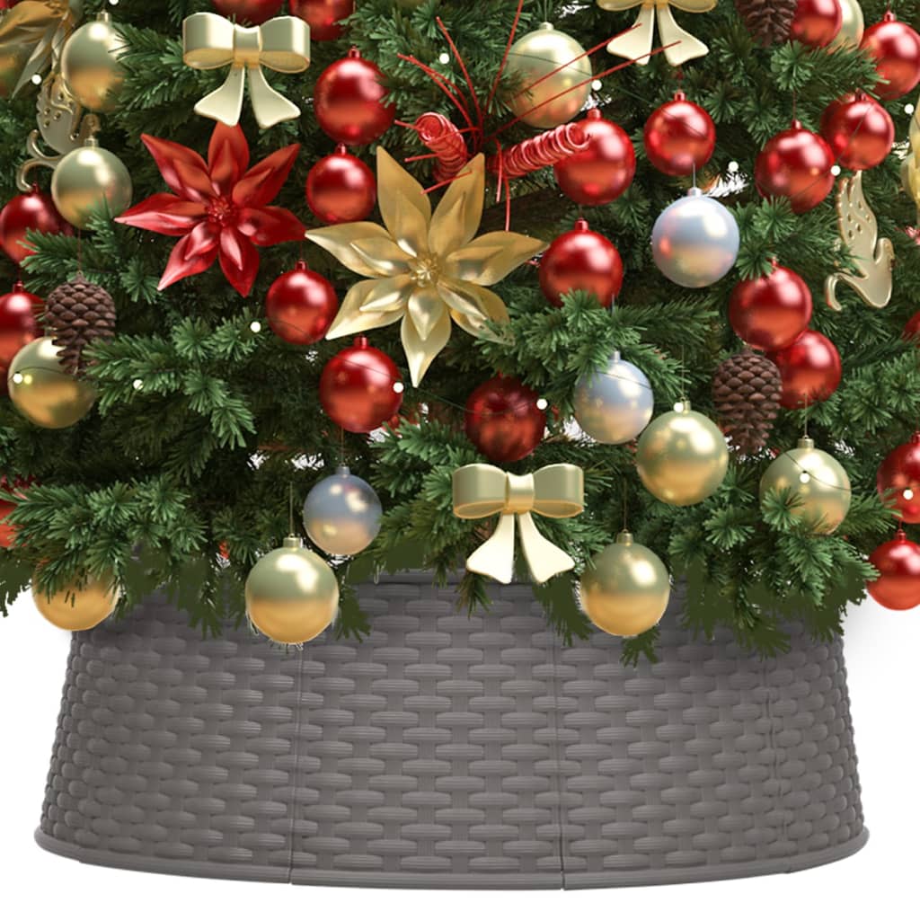 Vidaxl Weihnachtsbaumrock Ø54x19,5 cm Braun