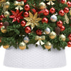 Vidaxl Weihnachtsbaumrock Ø65x19,5 cm Weiß