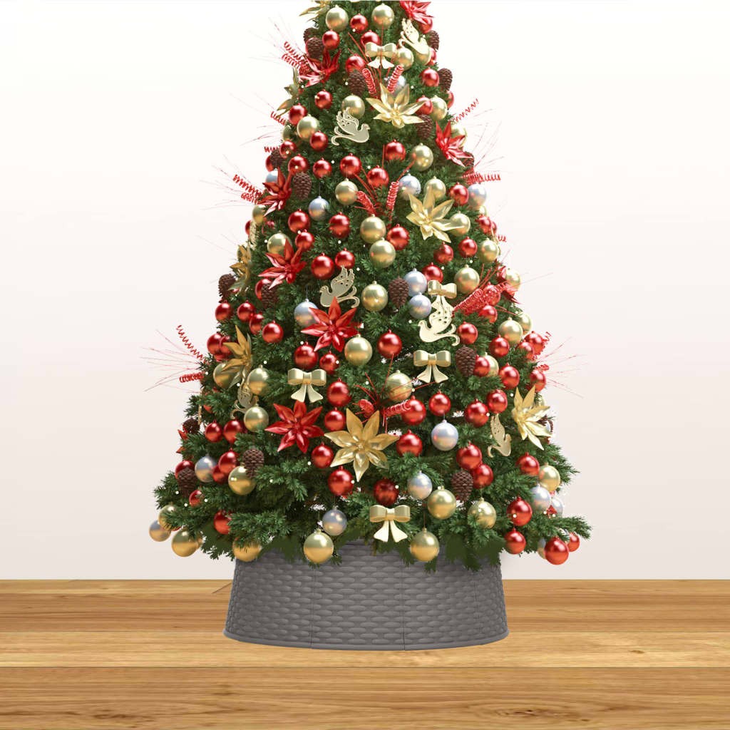 Vidaxl Weihnachtsbaumrock Ø65X19,5 cm Braun