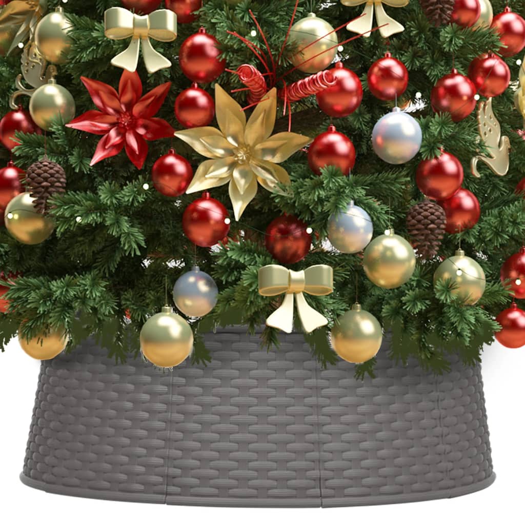 Vidaxl Weihnachtsbaumrock Ø65X19,5 cm Braun