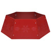 Vidaxl Weihnachtsbaumrock Ø68x25 cm rot
