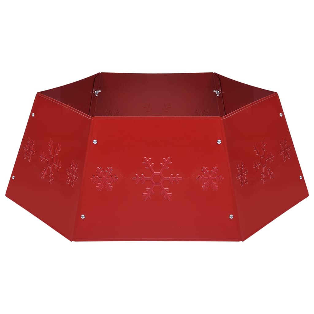 Vidaxl Weihnachtsbaumrock Ø68x25 cm rot