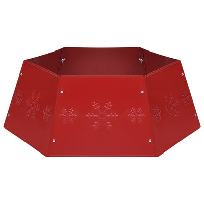 Vidaxl Weihnachtsbaumrock Ø68x25 cm rot
