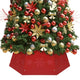 Vidaxl Weihnachtsbaumrock Ø68x25 cm rot