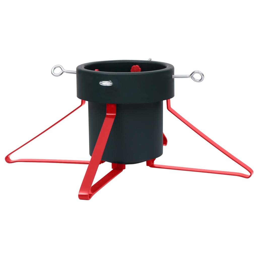 Vidaxl Weihnachtsbaumständer 46x46x19 cm grün und rot