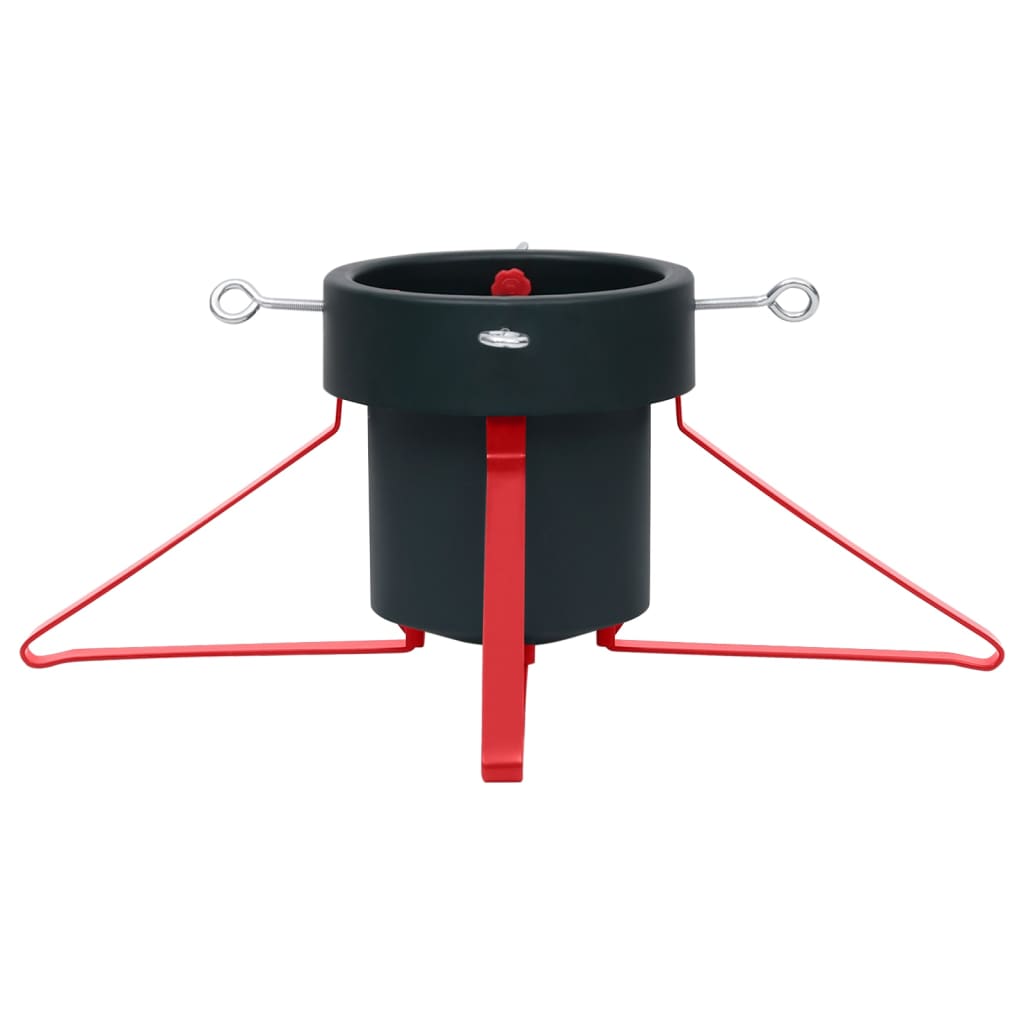 Vidaxl Weihnachtsbaumständer 46x46x19 cm grün und rot