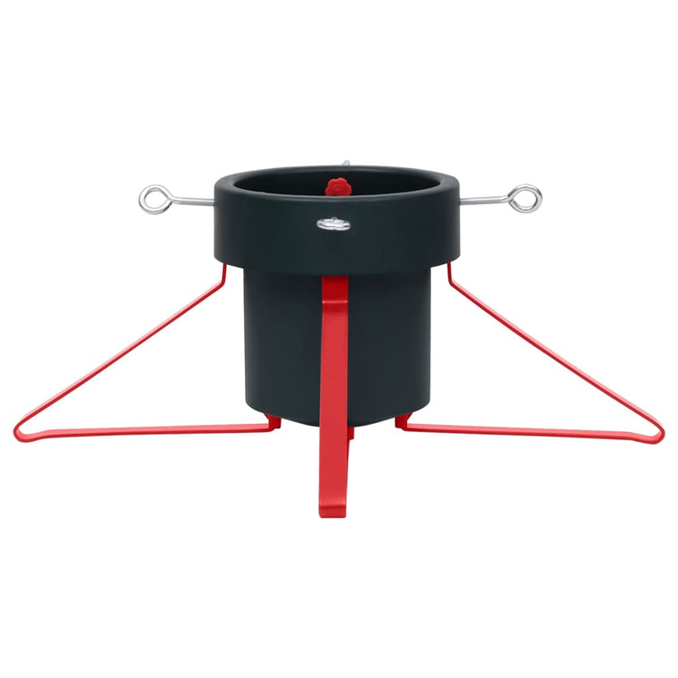 Vidaxl Weihnachtsbaumständer 46x46x19 cm grün und rot