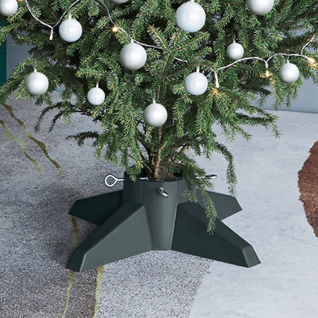 Vidaxl Weihnachtsbaumständer 55.5x55.5x15 cm Grün