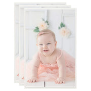 Vidaxl -Fotorahmen 3 PCs für Tabelle 10x15 cm MDF Silberfarbe - afbeelding 1