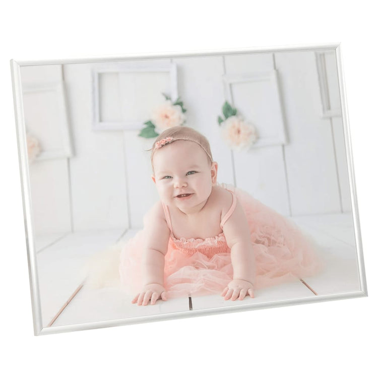 Vidaxl -Fotorahmen 3 PCs für Wand 40x50 cm MDF Silberfarbe