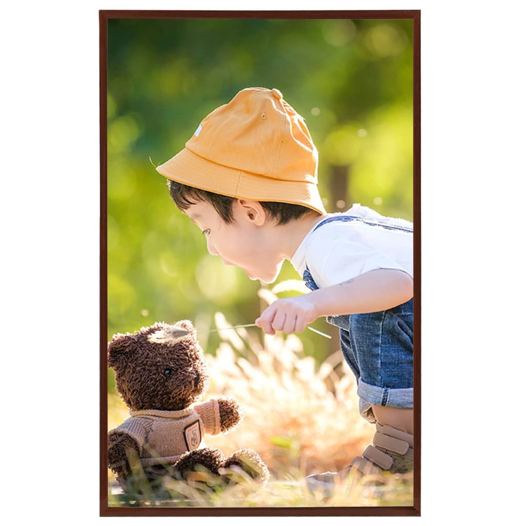 Vidaxl -Fotorahmen 3 PCs für Tabelle 13x18cm MDF Brons gefärbt