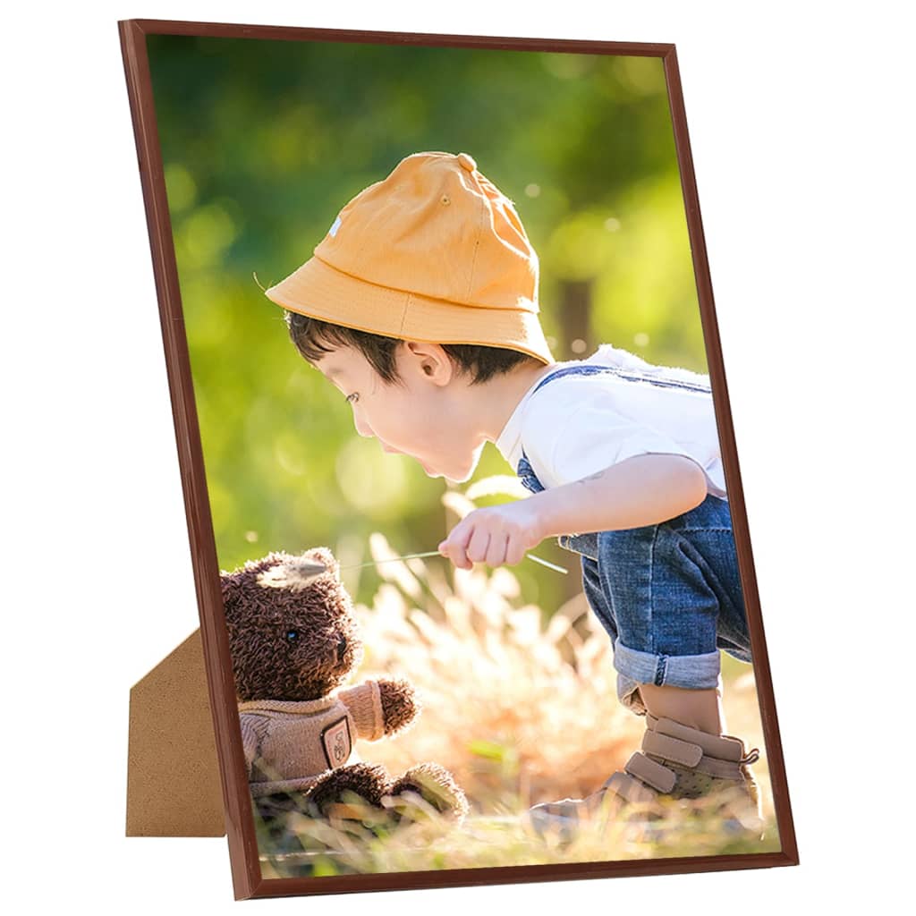 VIDAXL -Fotorahmen 5 PCs für Wand oder Tabelle 70 x 90 cm MDF Bronzefarbe