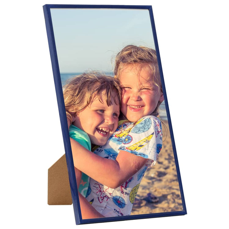 Vidaxl -Fotorahmen 3 PCs für Tabelle 13x18 cm MDF Blau