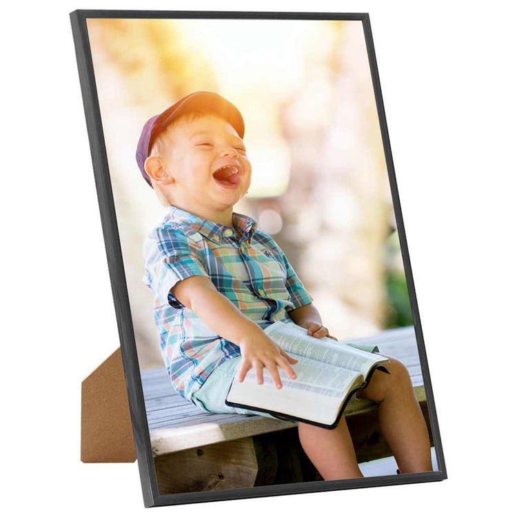 Vidaxxl Fotorahmen 3 Stück für Tisch 18x24 cm MDF schwarz