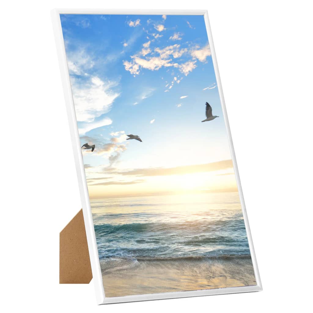 Vidaxl -Fotorahmen 3 PCs für Tabelle 10x15 cm MDF Weiß