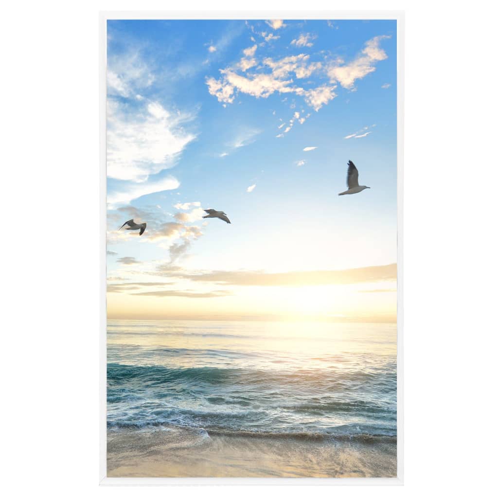 Vidaxl -Fotorahmen 3 PCs für Tabelle 10x15 cm MDF Weiß