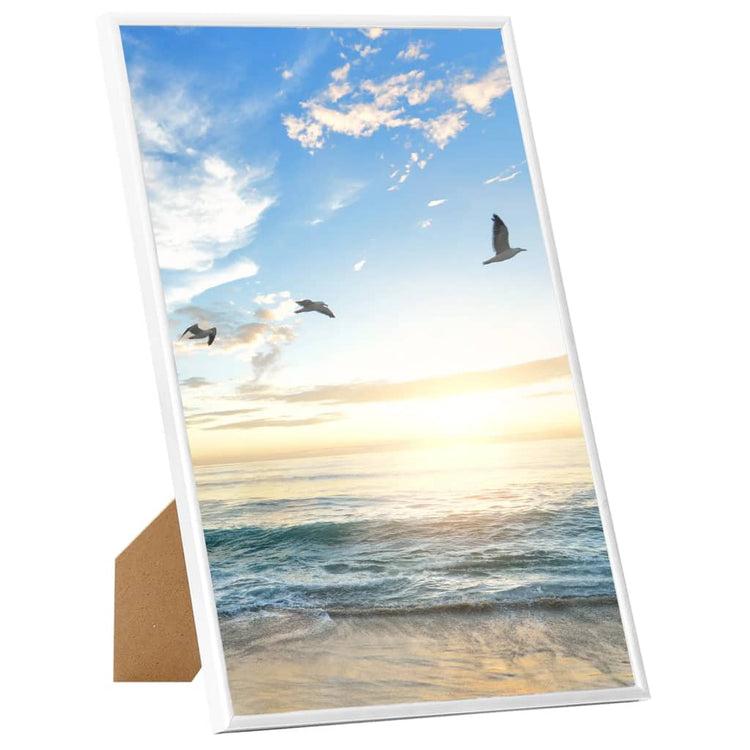 Vidaxl -Fotorahmen 3 PCs für Tabelle 15x21 cm MDF Weiß
