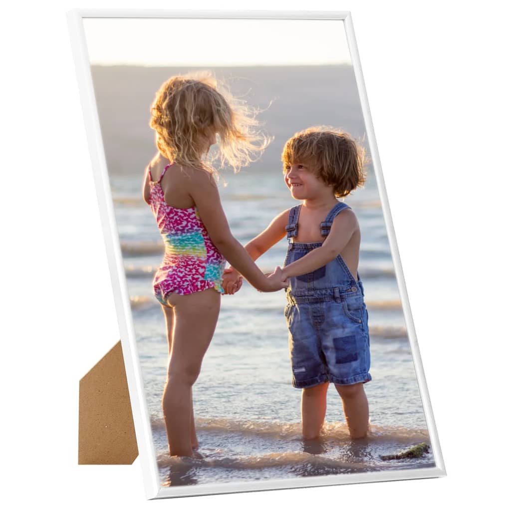 Vidaxl -Fotorahmen 3 PCs für Tabelle 18x24 cm MDF Weiß