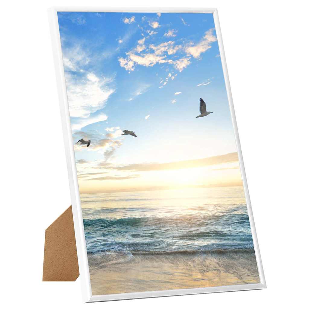 VIDAXL -Fotorahmen 5 PCs für Tabelle 21x29.7 cm MDF Weiß