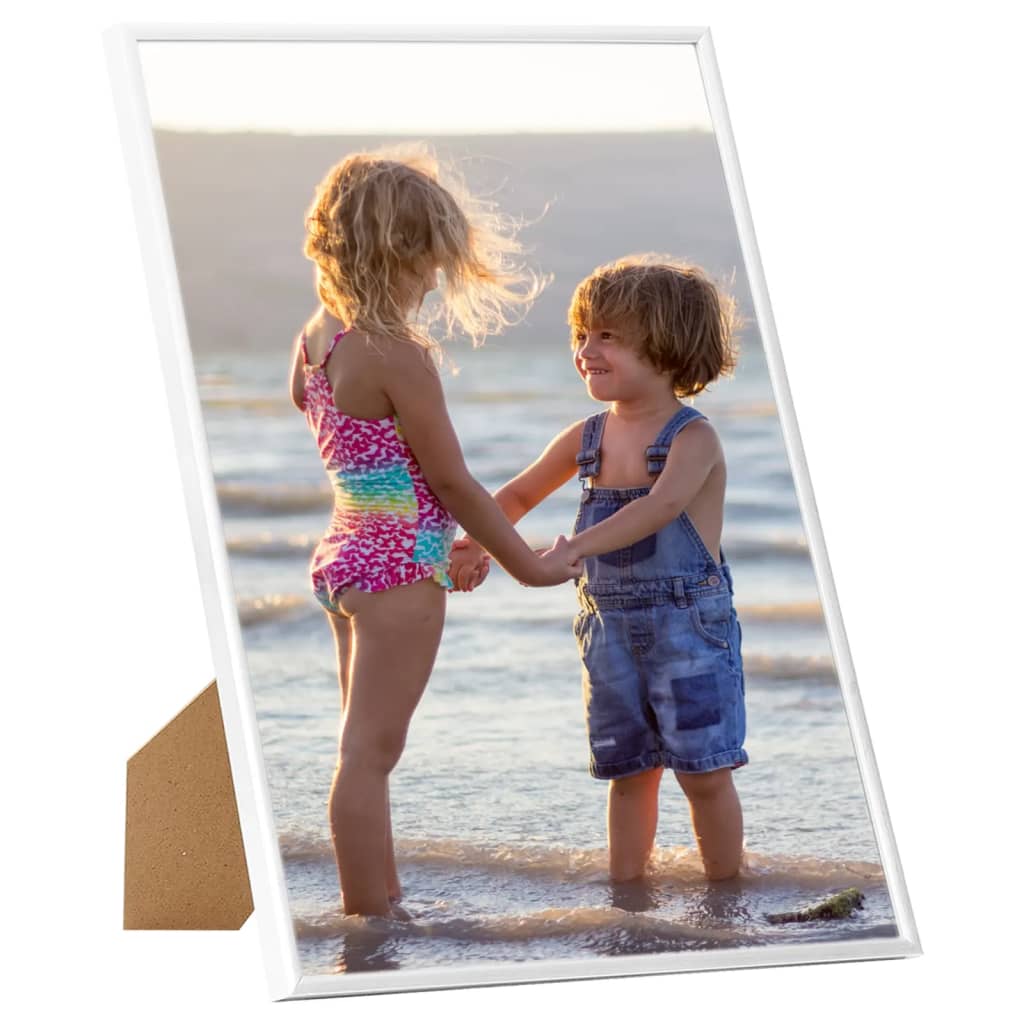 Vidaxl -Fotorahmen 3 Stcs für Wand oder Tabelle 70x90 cm MDF Weiß
