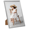 VIDAXL -Fotorahmen 3 PCs für Wand oder Tabelle 7x90 cm MDF Silberfarbe