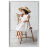 VIDAXL -Fotorahmen 3 PCs für Wand oder Tabelle 7x90 cm MDF Silberfarbe