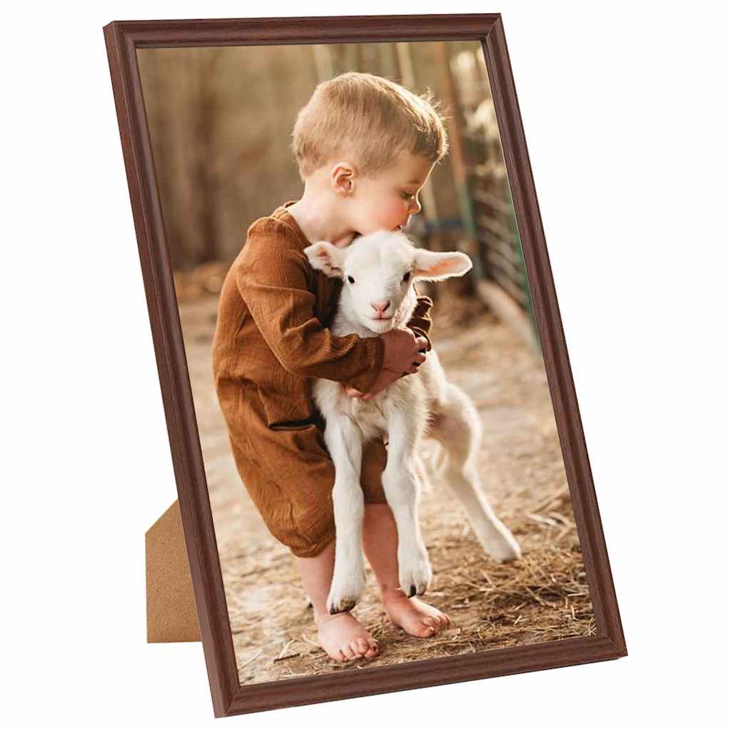 Vidaxl Fotorahmen 5 Stück für Tisch 21x29,7 cm MDF braun