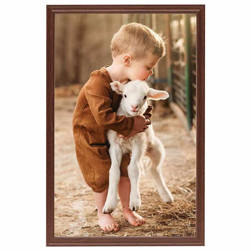 Vidaxl Fotorahmen 5 Stück für Tisch 21x29,7 cm MDF braun