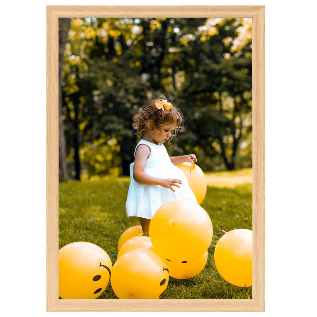 VIDAXL -Fotorahmen 5 STs für Wand oder Tabelle 70 x 90 cm Licht Eiche -Colored