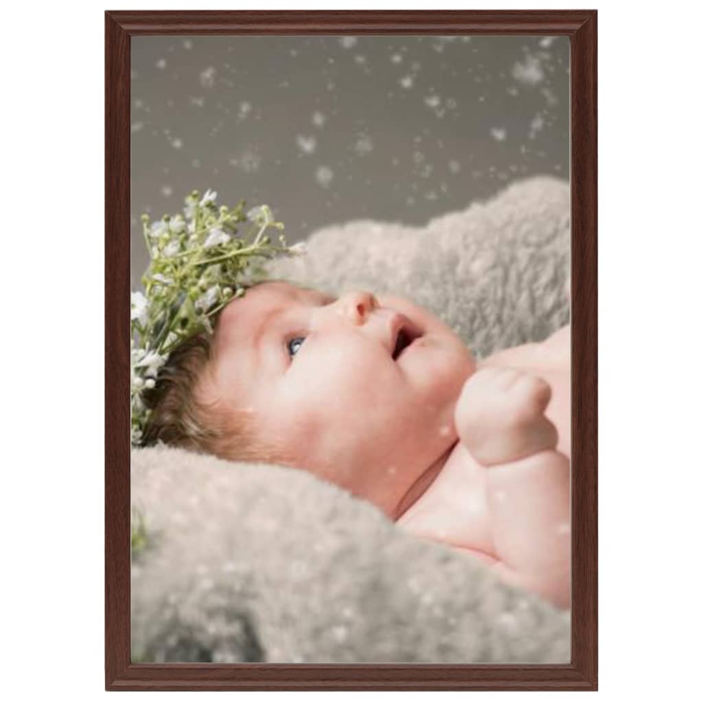 Vidaxl -Fotorahmen 3 PCs für Tabelle 10x15 cm MDF dunkelrot