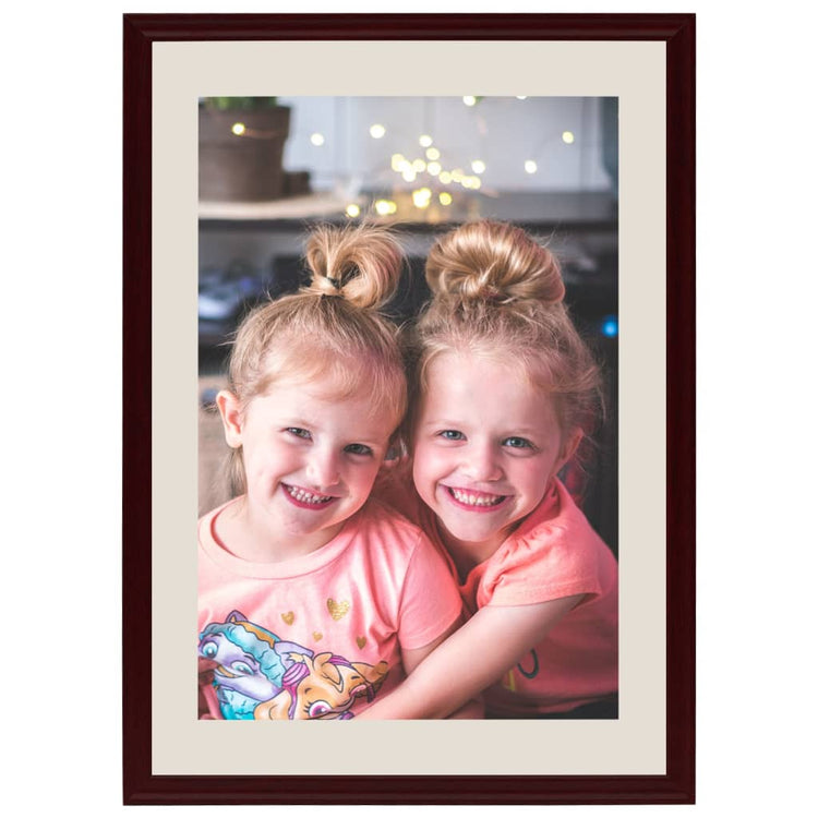 Vidaxl -Fotorahmen 3 STs für Wand oder Tabelle 59.4x84 cm dunkelrot