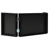 Vidaxl Fotorahmen Triptychon 28x18 cm+2x (13x18 cm) Schwarz - afbeelding 3