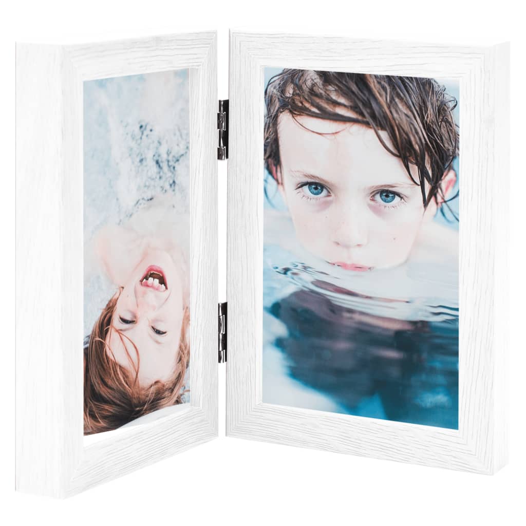Vidaxl Fotorahmen Nuboon 2x (21x29.7 cm) Weiß