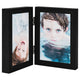 Vidaxl Fotorahmen Nuboon 2x (13x18 cm) schwarz