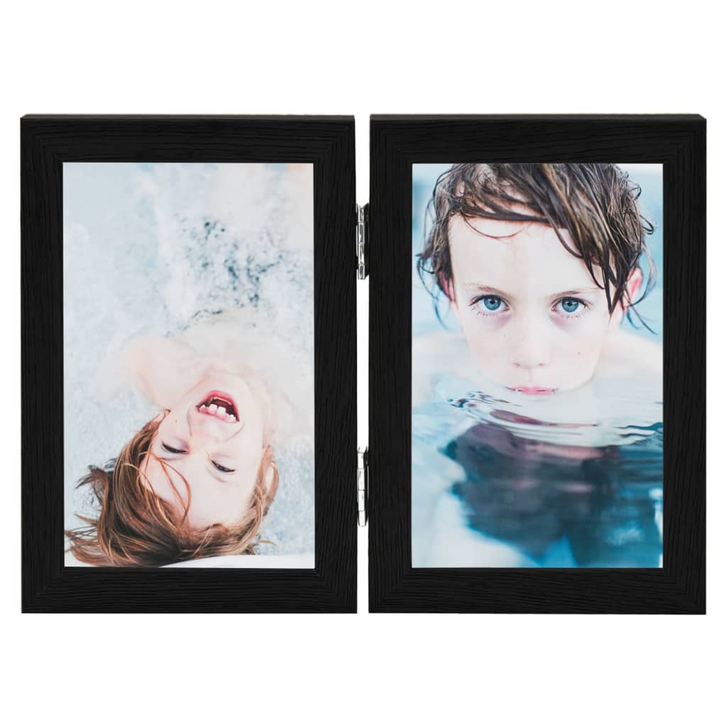 Vidaxl Fotorahmen Nuboon 2x (21x29.7 cm) Schwarz