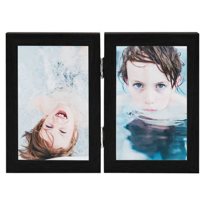 Vidaxl Fotorahmen Nuboon 2x (21x29.7 cm) Schwarz