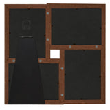 VIDAXL -Fotorahmen für 4x (13x18 cm) Foto MDF dunkelbraun - afbeelding 3