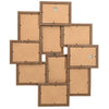 VIDAXL -Fotorahmen für 10x (10x15 cm) Foto MDF Hellbraun